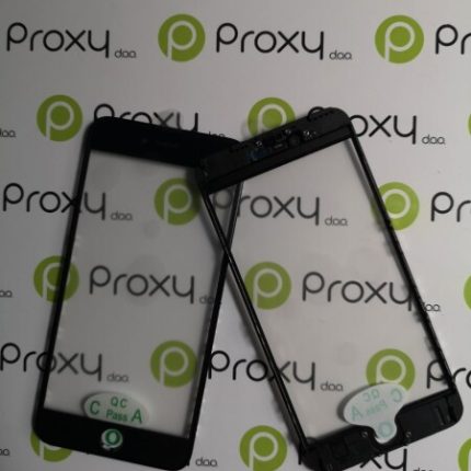 STAKLO ZA REPARACIJU IPHONE 6s PLUS CRNO 3/1 FRAME/STAKLO + OCA