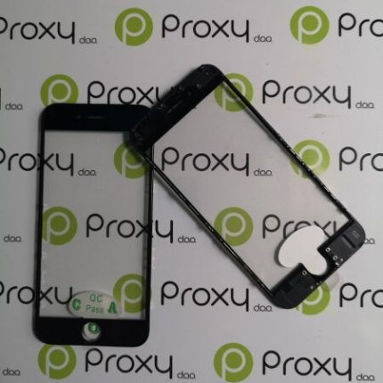 STAKLO ZA REPARACIJU IPHONE 6 6G CRNO 3/1 FRAME/STAKLO + OCA