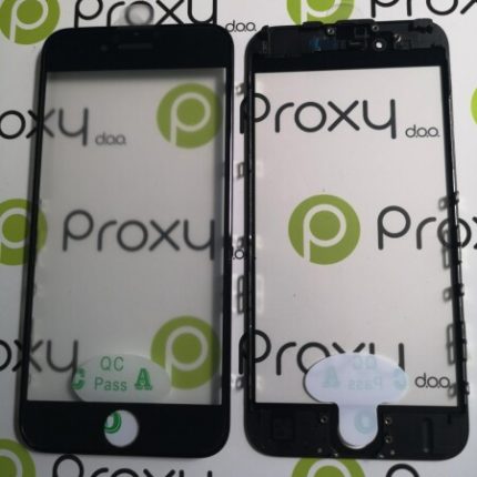STAKLO ZA REPARACIJU IPHONE 6S CRNO 3/1 FRAME/STAKLO + OCA