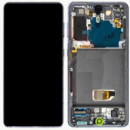 LCD SAMSUNG S21 PHANTOM GREY FRAME ORIGINAL EU