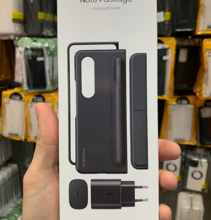 Standing Cover Samsung Z Fold 4 + olovka + Punjac 25w EF-OF93KKBEGWW Crni Origin