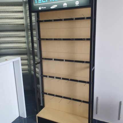 POLICA PZX metalna + svijetleca reklama + kukice 2.2 m x 1 m ( v x š )