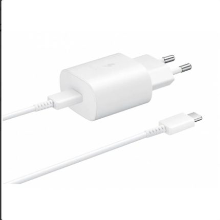 SAMSUNG 25W SUPER FAST ADAPTER + USB "C" Bijeli EP-TA800NB ORIGINAL BULK