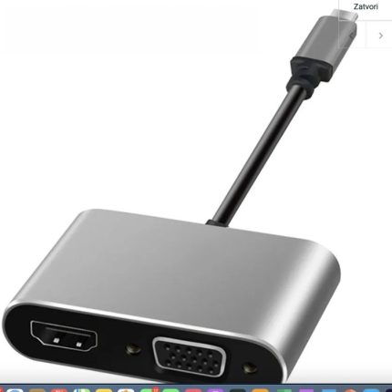 Prelaz TYPE C TO HDMI - vga -TYPE C 4k