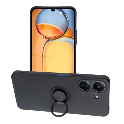 Silikonska maska Ring Case Xiaomi Redmi 13C / Poco C65 Crni