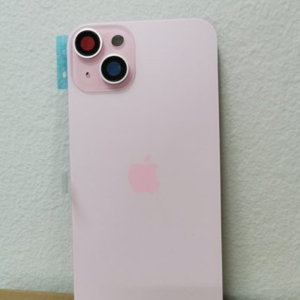 Poklopac iPhone 15 plus // staklo kamere + wifi punjenje pink