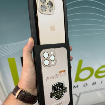 Titanijum zastitna maska sa zastitom kamere iPhone 12 gold