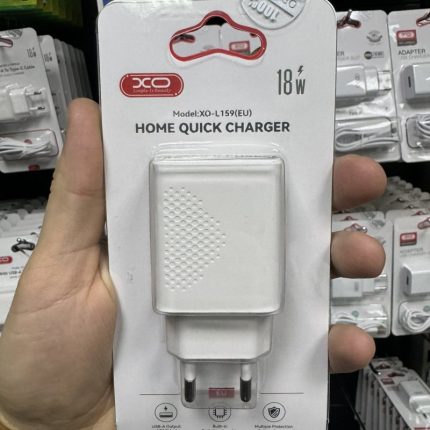 XO punjac adapter L159 bez kabla 18w usb fast punjenje