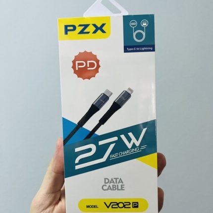 Usb kabal PZX 27w V202P Type-C to Lightning 2 metra ojačani