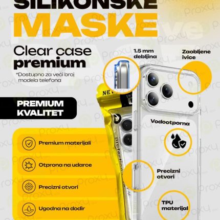 Silikonska maska Samsung A06 2024 Clear case premium