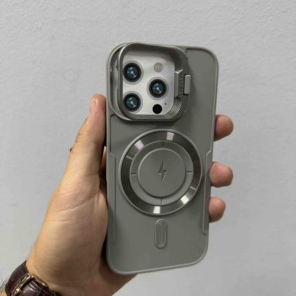 Silikonska maska magasfe iphone 14 pro silver case magnetic